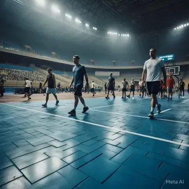 Lapangan Bola Sleman Pakai Paving Berkelas